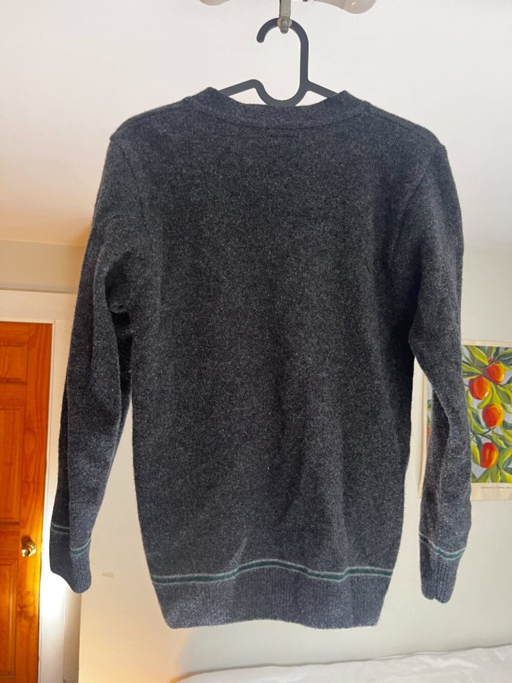 Slytherin Harry Potter Wool Cardigan size S - Picture 2 of 4